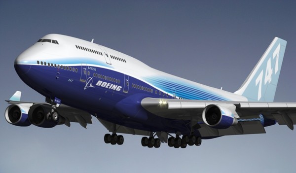 obj boeing 747-400 - BOEING 747-400 color house... by EGPJET3D